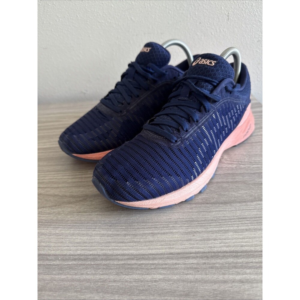 Asics Womens‎ DynaFlyte2 T7D5N Pink Mesh Trail Running Shoes Sneakers Size 8 - Picture 2 of 12